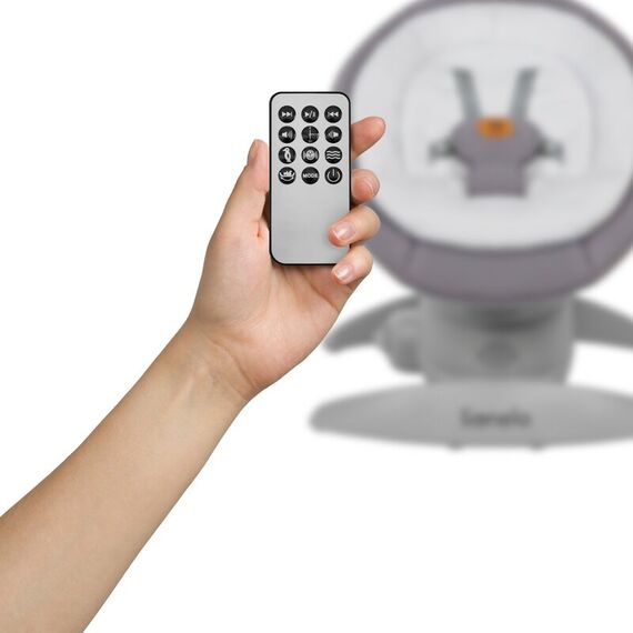 Balansoar, Lionelo, Mell, 2 in 1, Rotire 360 grade, Electric, Pana la 9 kg, Gri, Culoare: Gri - poza 7 - ExclusivMAG.ro