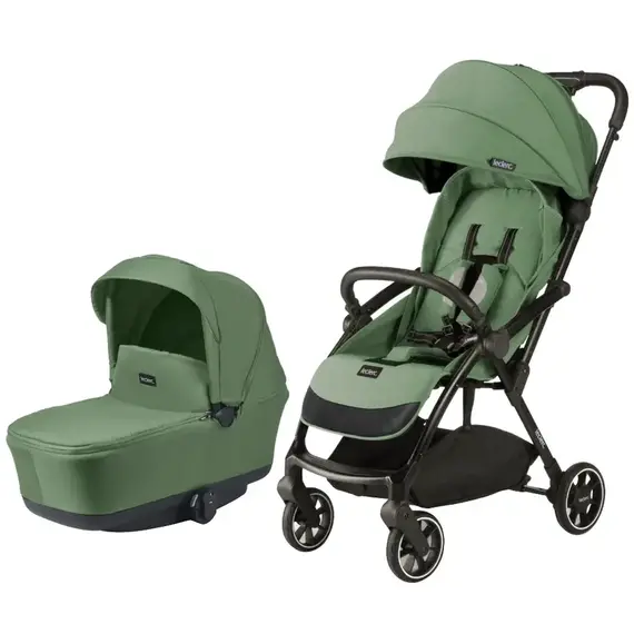 Carucior Leclerc Magic Fold Plus 2 in 1 Green, Culoare: Verde, Model: 2 in 1  - ExclusivMAG.ro