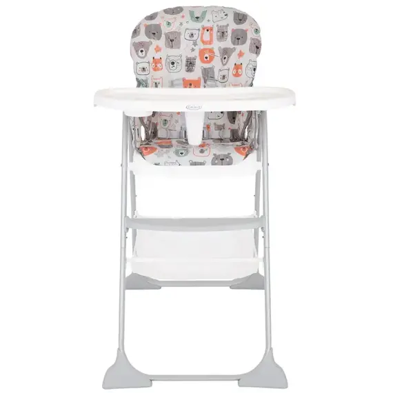 Scaun de masa Graco SnackEase Bear Party, Culoare: Portocaliu - poza 2 - ExclusivMAG.ro