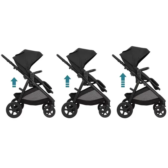 Carucior Graco Near2Me DLX 3 in 1 Midnight, Culoare: Negru, Model: 3 in 1 - poza 8 - ExclusivMAG.ro