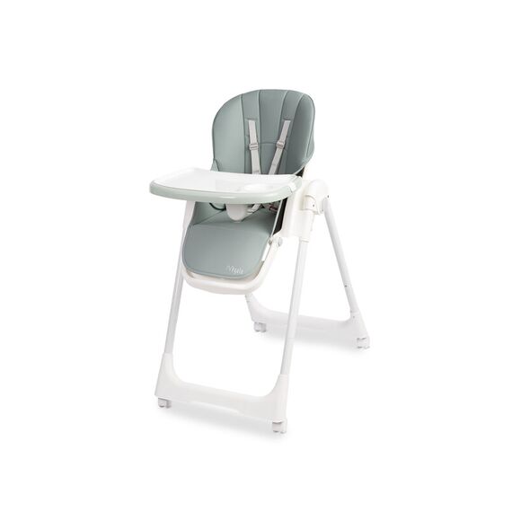 Scaun de masa inalt cu husa din piele ecologica Caretero MEGALO Menta, Culoare: Verde - poza 6 - ExclusivMAG.ro