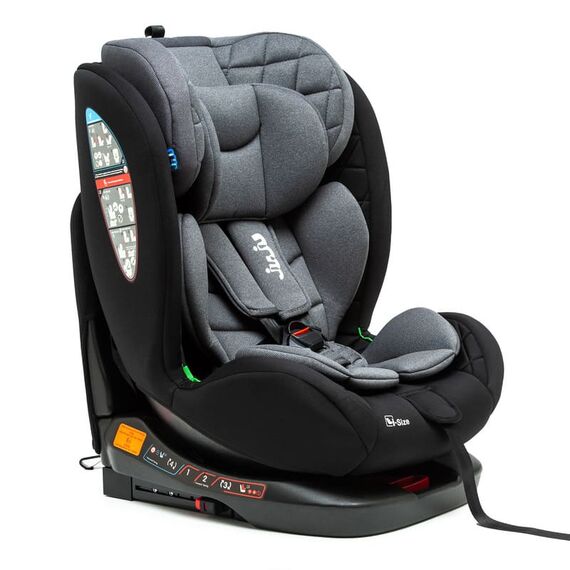 Scaun Auto Juju Total 360 i-Size, Negru, Culoare: Negru, Grupa: 0-36kg (0 luni - 12 ani)  - ExclusivMAG.ro
