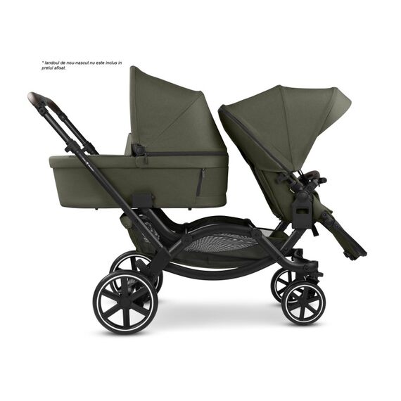 Carucior gemeni Zoom 2 Avocado ABC Design, Culoare: Verde inchis, Model: gemeni - poza 7 - ExclusivMAG.ro