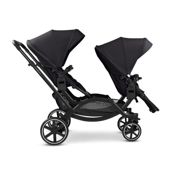 Carucior gemeni Zoom 2 Coal ABC Design, Culoare: Negru, Model: gemeni - poza 3 - ExclusivMAG.ro