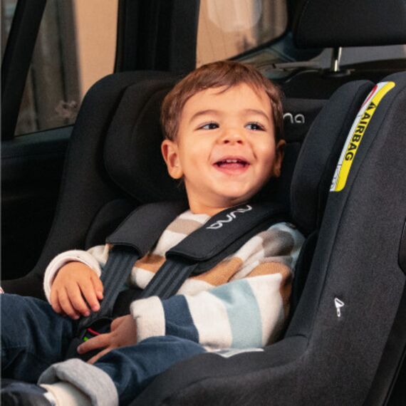 Scaun auto Nuna PRUU Caviar, 40-150 cm, certificat R129, Culoare: Negru/Gri, Grupa: 0-18kg (0 luni - 4 ani) - poza 7 - ExclusivMAG.ro