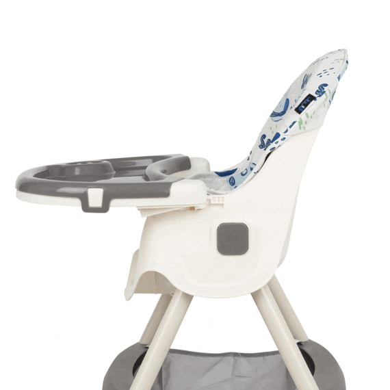 Scaun de masa 2 in 1 Juju Eat&Smile, Space, Culoare: Gri - poza 2 - ExclusivMAG.ro