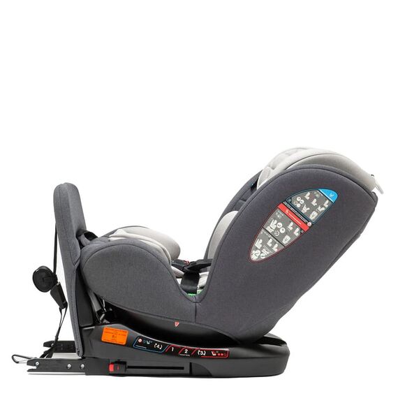 Scaun Auto Juju Total 360 i-Size, Gri, Culoare: Gri, Grupa: 0-36kg (0 luni - 12 ani) - poza 6 - ExclusivMAG.ro