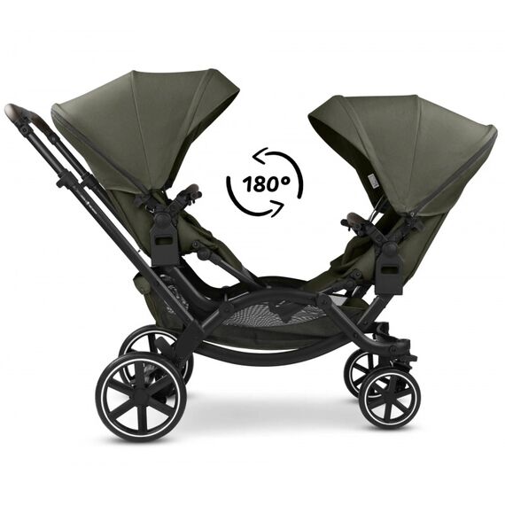 Carucior gemeni Zoom 2 Avocado ABC Design, Culoare: Verde inchis, Model: gemeni - poza 9 - ExclusivMAG.ro