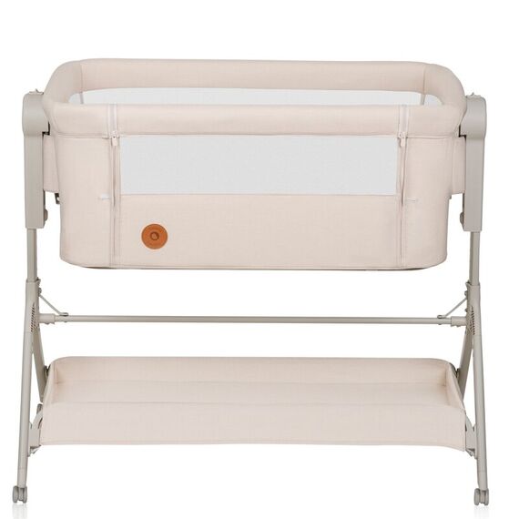 Patut co-sleeper, Lionelo, Leonie Plus, Pliabil, Cu sistem de leganare, Bej, Culoare: Bej, Dimensiuni: 80x50 - poza 5 - ExclusivMAG.ro