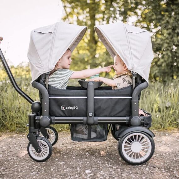 Carucior de transport tip vagon Cozy Rider BabyGo - poza 8 - ExclusivMAG.ro