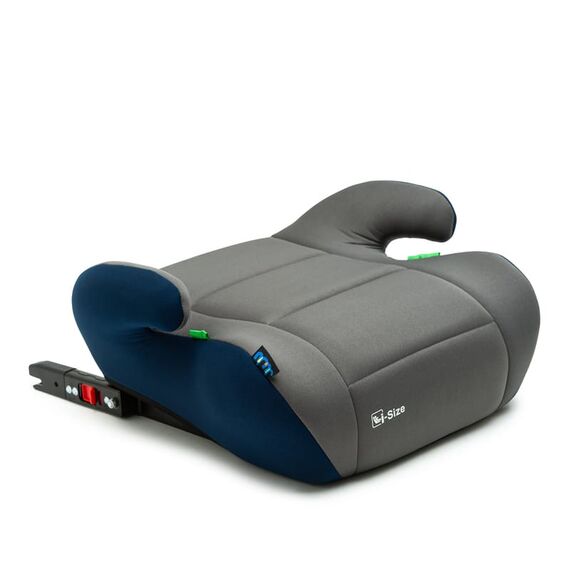 Inaltator auto Juju Jazzy Booster i-Size ISOFIX, Gri-Bleumarin, Culoare: Gri, Grupa: 22-36kg (6 ani - 12 ani)  - ExclusivMAG.ro