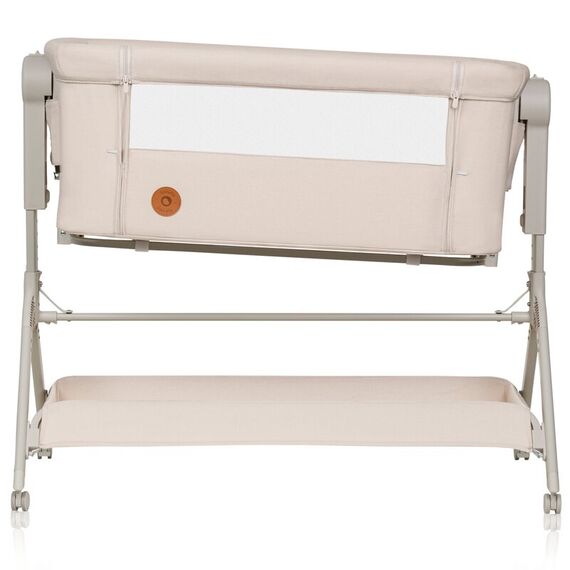 Patut co-sleeper, Lionelo, Leonie Plus, Pliabil, Cu sistem de leganare, Bej, Culoare: Bej, Dimensiuni: 80x50 - poza 6 - ExclusivMAG.ro