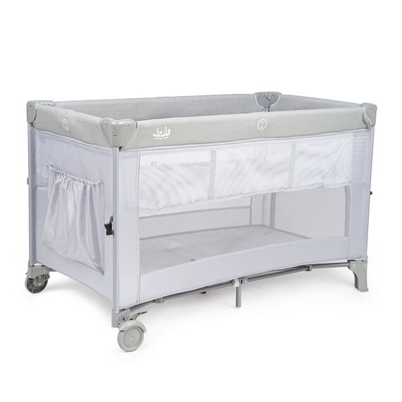 Patut pliant 2 nivele Juju DreamyCloud, Grey  - ExclusivMAG.ro