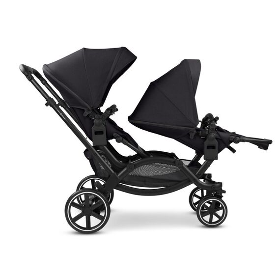 Carucior gemeni Zoom 2 Coal ABC Design, Culoare: Negru, Model: gemeni - poza 4 - ExclusivMAG.ro