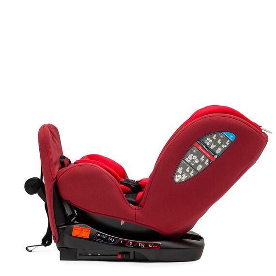 Scaun Auto Juju Total 360 i-Size, Rosu, Culoare: Rosu, Grupa: 0-36kg (0 luni - 12 ani) - poza 4 - ExclusivMAG.ro