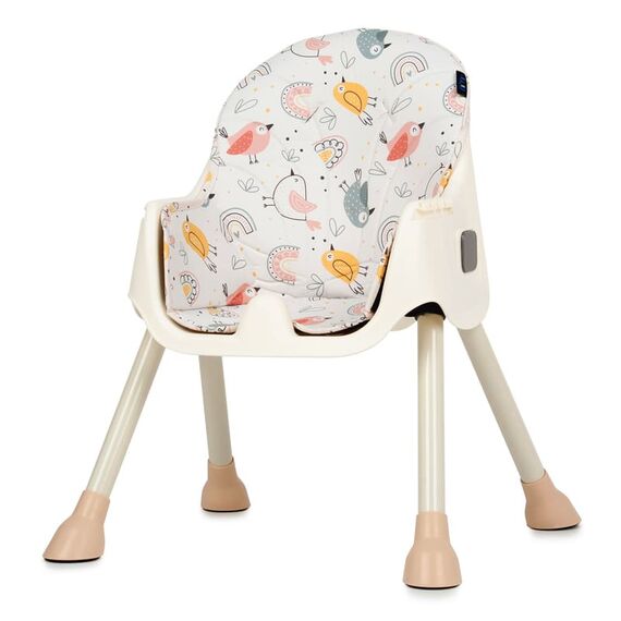 Scaun de masa 2 in 1 Juju Eat&Smile, Birds, Culoare: Crem - poza 6 - ExclusivMAG.ro