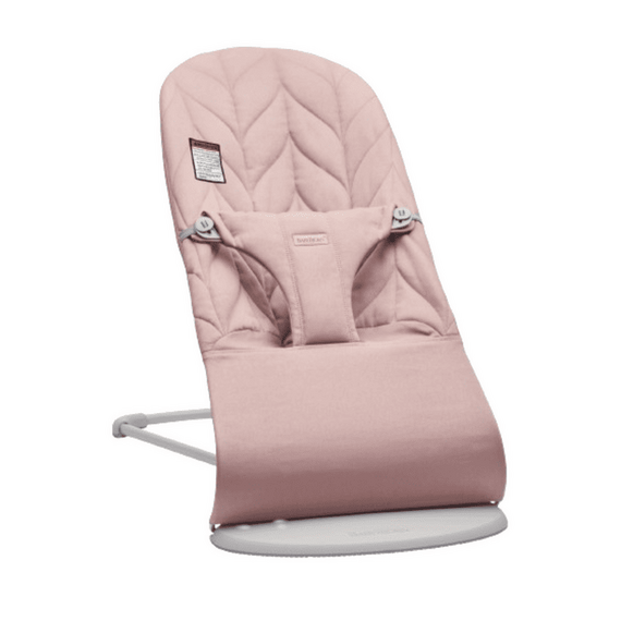 BabyBjorn - Balansoar Bliss Dusty Pink cu aspect delicat de petala, tesatura matlasata, cu bara de jucarii inclusa, Culoare: Roz - poza 2 - ExclusivMAG.ro