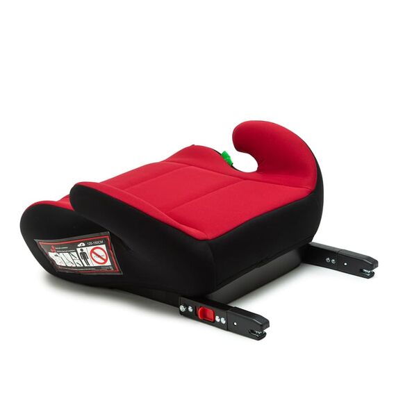 Inaltator auto Juju Jazzy Booster i-Size ISOFIX, Negru-Rosu, Culoare: Negru/Rosu, Grupa: 22-36kg (6 ani - 12 ani) - poza 2 - ExclusivMAG.ro