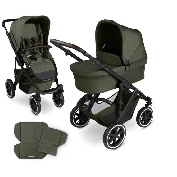 Carucior 2 in 1 Salsa 5 AIR Avocado ABC Design, Culoare: Verde inchis, Model: 2 in 1  - ExclusivMAG.ro