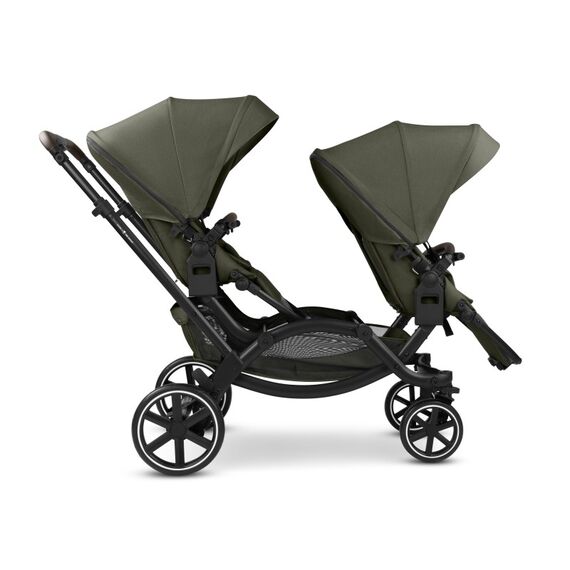Carucior gemeni Zoom 2 Avocado ABC Design, Culoare: Verde inchis, Model: gemeni - poza 3 - ExclusivMAG.ro