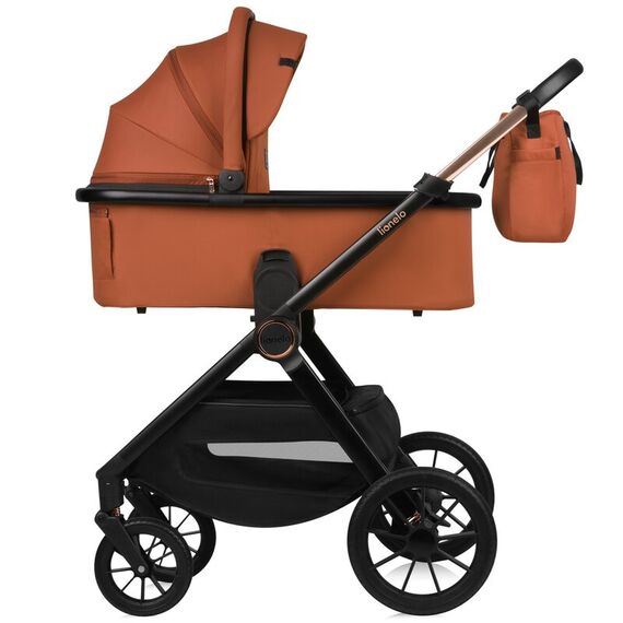 Cărucior 2 în 1 Lionelo Layla - Maro, Culoare: Portocaliu, Model: 2 in 1 - poza 7 - ExclusivMAG.ro