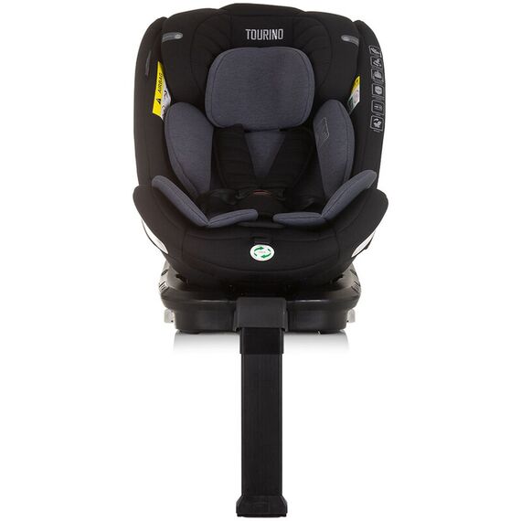 Scaun auto Chipolino Tourino I-Size 40-150 cm obsidian cu sistem Isofix, Culoare: Negru, Grupa: 0-36kg (0 luni - 12 ani) - poza 4 - ExclusivMAG.ro