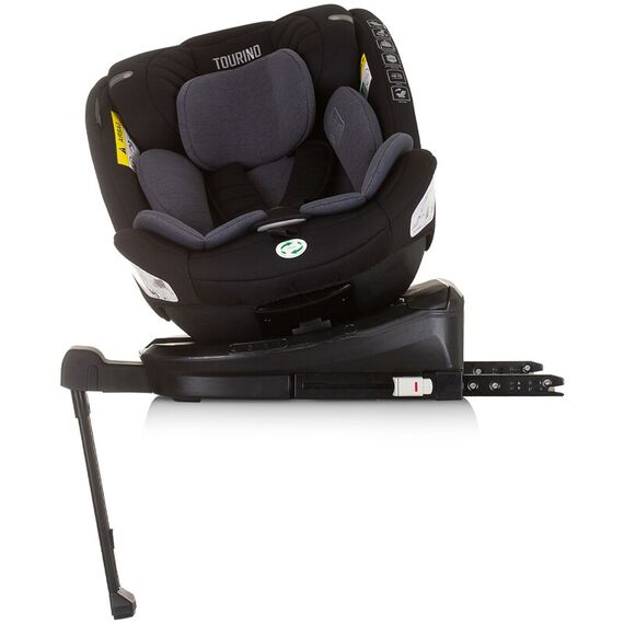 Scaun auto Chipolino Tourino I-Size 40-150 cm obsidian cu sistem Isofix, Culoare: Negru, Grupa: 0-36kg (0 luni - 12 ani) - poza 7 - ExclusivMAG.ro