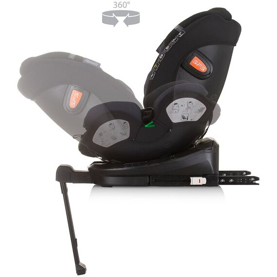 Scaun auto Chipolino Tourino I-Size 40-150 cm obsidian cu sistem Isofix, Culoare: Negru, Grupa: 0-36kg (0 luni - 12 ani) - poza 8 - ExclusivMAG.ro