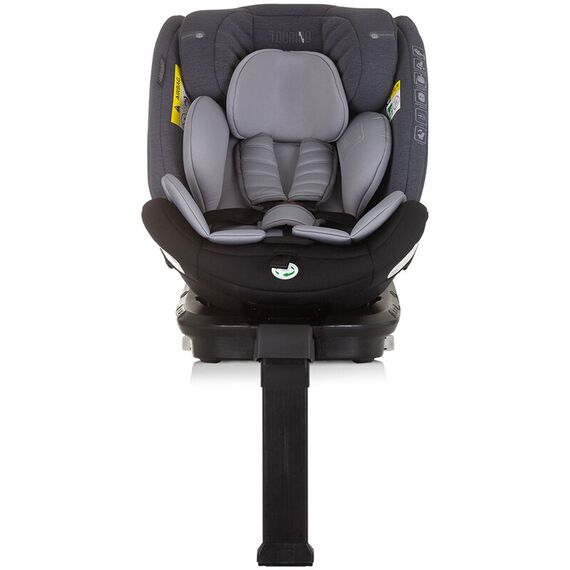 Scaun auto Chipolino Tourino I-Size 40-150 cm grey mix cu sistem Isofix, Culoare: Gri/Negru, Grupa: 0-36kg (0 luni - 12 ani) - poza 4 - ExclusivMAG.ro