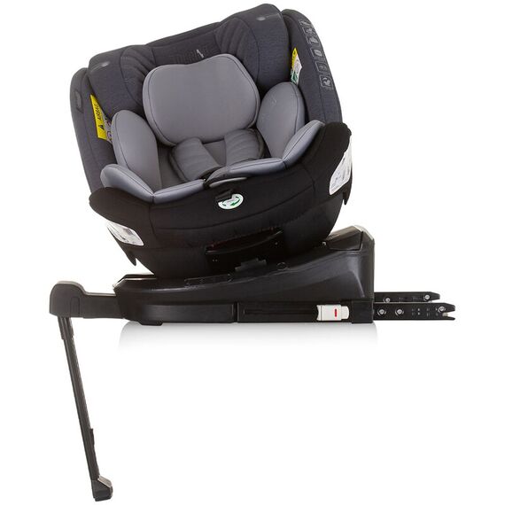 Scaun auto Chipolino Tourino I-Size 40-150 cm grey mix cu sistem Isofix, Culoare: Gri/Negru, Grupa: 0-36kg (0 luni - 12 ani) - poza 7 - ExclusivMAG.ro