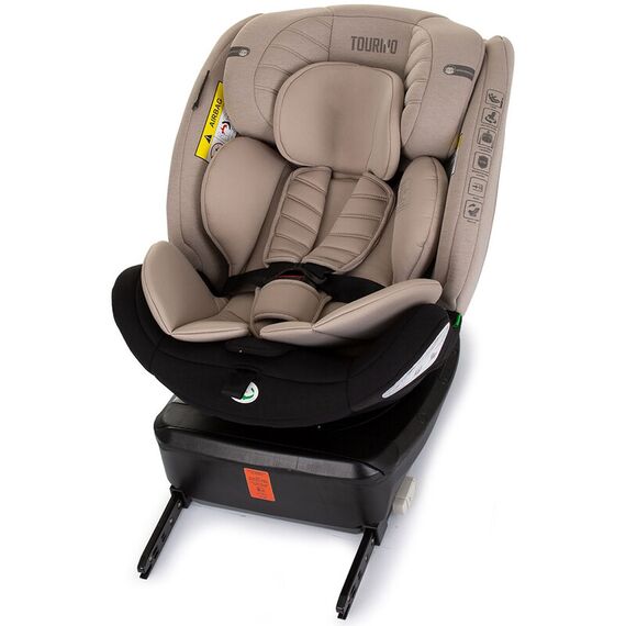 Scaun auto Chipolino Tourino I-Size 40-150 cm macadamia cu sistem Isofix, Culoare: Crem, Grupa: 0-36kg (0 luni - 12 ani) - poza 11 - ExclusivMAG.ro