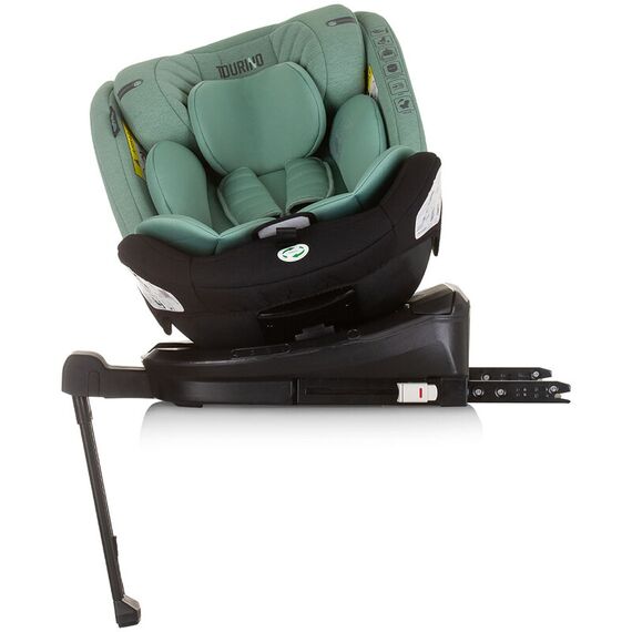 Scaun auto Chipolino Tourino I-Size 40-150 cm pastel green cu sistem Isofix, Culoare: Verde, Grupa: 0-36kg (0 luni - 12 ani) - poza 7 - ExclusivMAG.ro