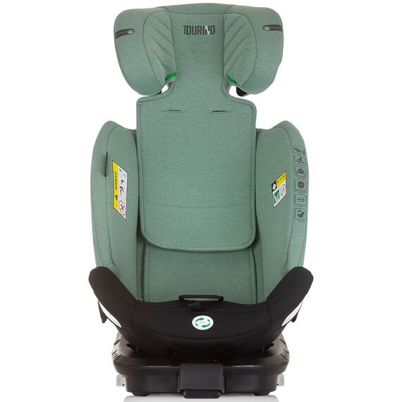 Scaun auto Chipolino Tourino I-Size 40-150 cm pastel green cu sistem Isofix, Culoare: Verde, Grupa: 0-36kg (0 luni - 12 ani) - poza 10 - ExclusivMAG.ro