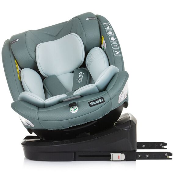 Scaun auto Chipolino Volare I-Size 40-150 cm pastel green cu sistem Isofix, Culoare: Verde, Grupa: 0-36kg (0 luni - 12 ani) - poza 7 - ExclusivMAG.ro