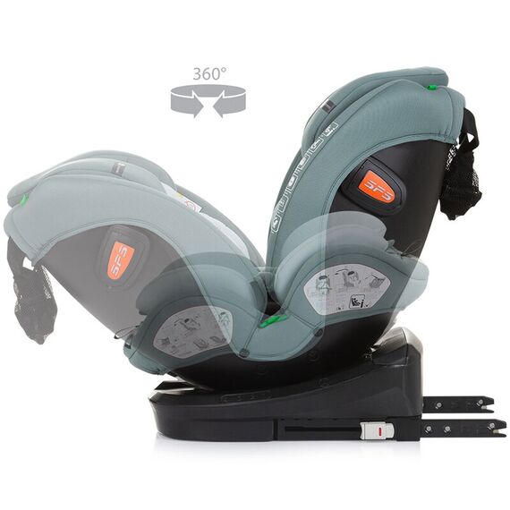Scaun auto Chipolino Volare I-Size 40-150 cm pastel green cu sistem Isofix, Culoare: Verde, Grupa: 0-36kg (0 luni - 12 ani) - poza 8 - ExclusivMAG.ro