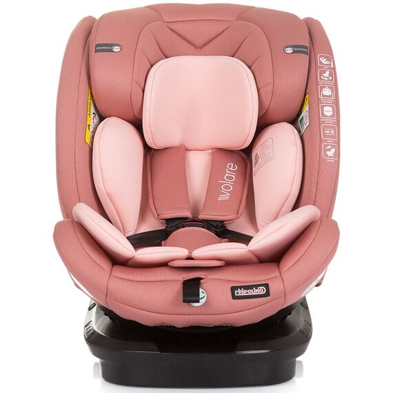 Scaun auto Chipolino Volare I-Size 40-150 cm flamingo cu sistem Isofix, Culoare: Roz, Grupa: 0-36kg (0 luni - 12 ani) - poza 3 - ExclusivMAG.ro