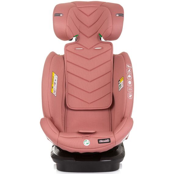 Scaun auto Chipolino Volare I-Size 40-150 cm flamingo cu sistem Isofix, Culoare: Roz, Grupa: 0-36kg (0 luni - 12 ani) - poza 4 - ExclusivMAG.ro