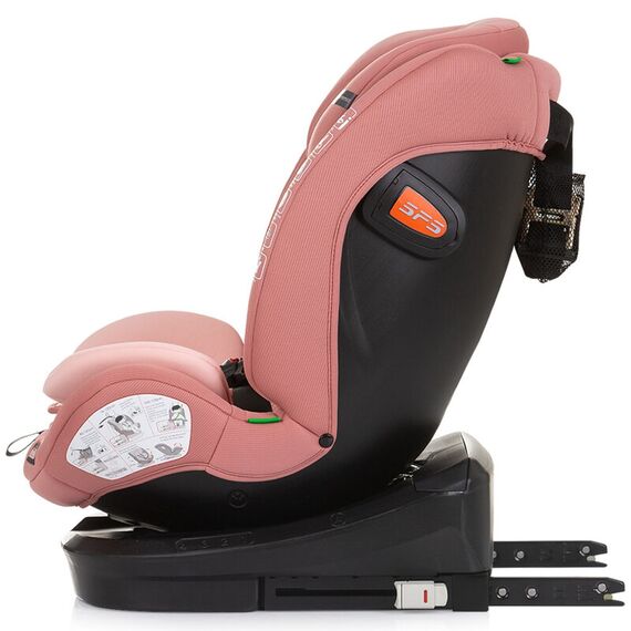 Scaun auto Chipolino Volare I-Size 40-150 cm flamingo cu sistem Isofix, Culoare: Roz, Grupa: 0-36kg (0 luni - 12 ani) - poza 5 - ExclusivMAG.ro