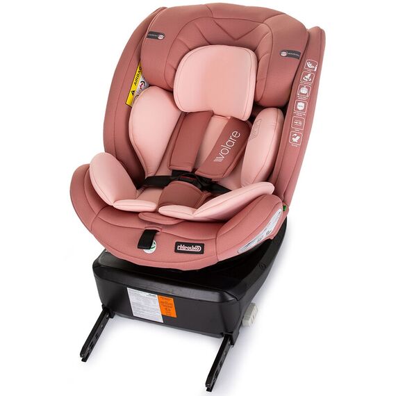 Scaun auto Chipolino Volare I-Size 40-150 cm flamingo cu sistem Isofix, Culoare: Roz, Grupa: 0-36kg (0 luni - 12 ani) - poza 11 - ExclusivMAG.ro