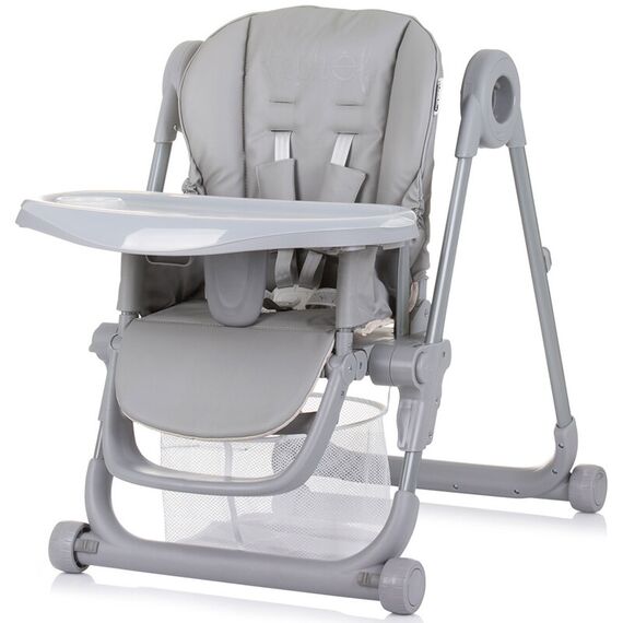 Scaun de masa Chipolino Master Chef pure grey, Culoare: Gri - poza 3 - ExclusivMAG.ro