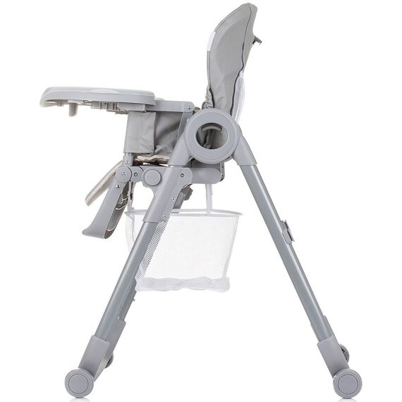Scaun de masa Chipolino Master Chef pure grey, Culoare: Gri - poza 4 - ExclusivMAG.ro