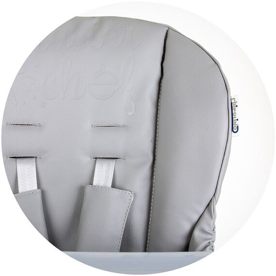 Scaun de masa Chipolino Master Chef pure grey, Culoare: Gri - poza 9 - ExclusivMAG.ro