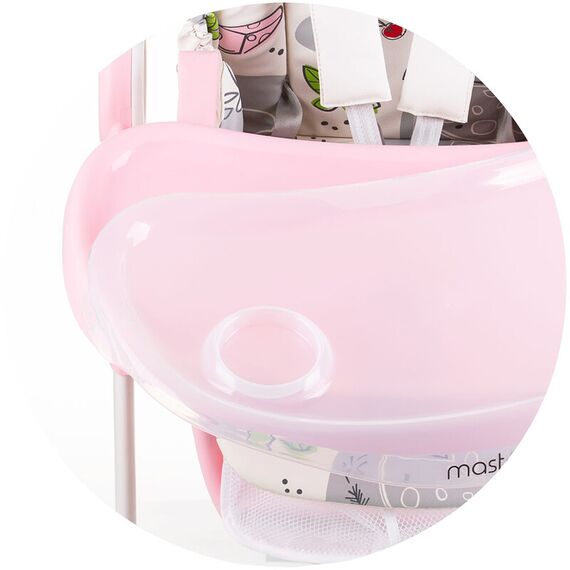 Scaun de masa Chipolino Master Chef flamingo, Culoare: Roz - poza 8 - ExclusivMAG.ro