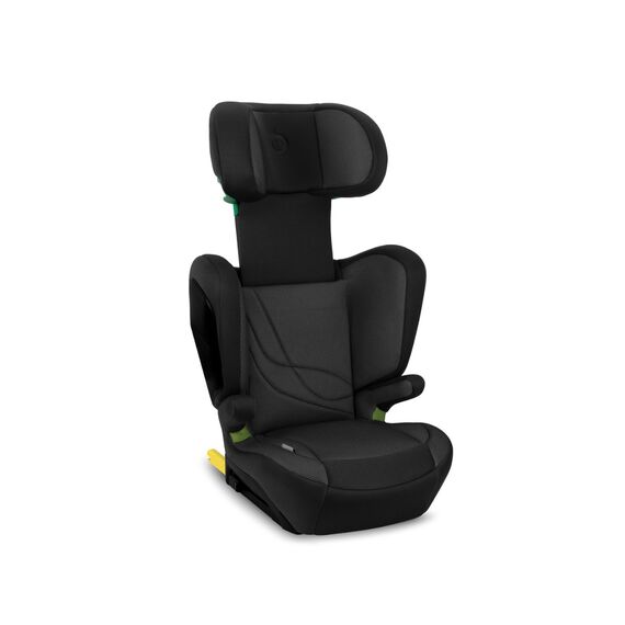 Scaun auto cu isofix, I-size 100-150 cm, Momi Mei - Black, Culoare: Negru, Grupa: 15-36kg (4 ani - 12 ani) - poza 5 - ExclusivMAG.ro