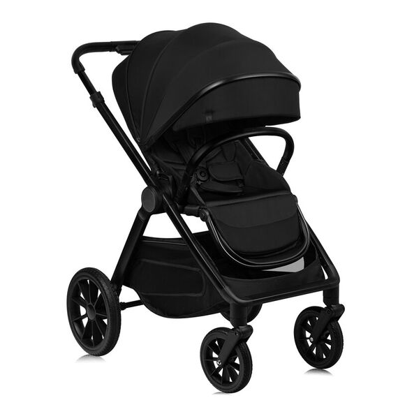 Carucior 2 in 1 Lionelo Layla - Negru, Culoare: Negru, Model: 2 in 1 - poza 5 - ExclusivMAG.ro