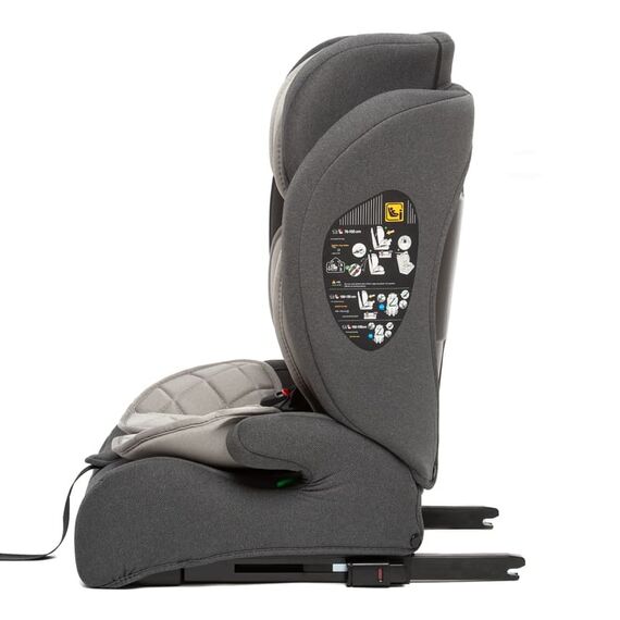 Scaun Auto Juju Pro Rider i-Size, Gri, Culoare: Gri, Grupa: 9-36kg (9 luni - 12 ani) - poza 5 - ExclusivMAG.ro