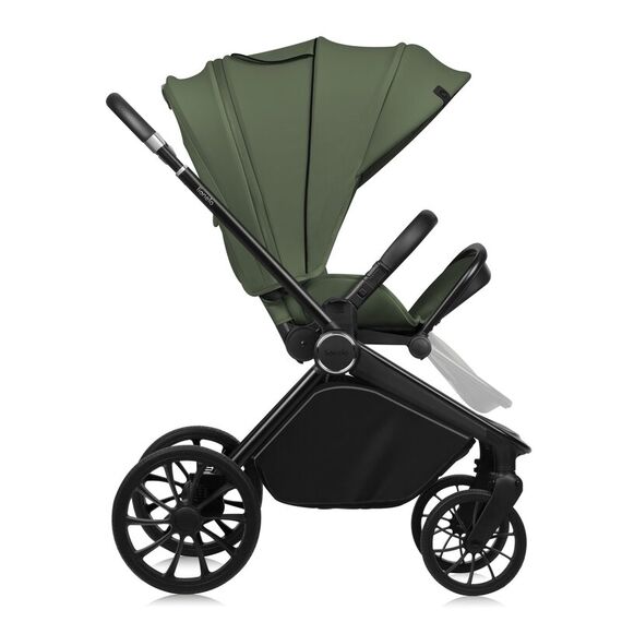 Carucior 3 in 1 Lionelo Mika Plus - Verde, Culoare: Verde, Model: 3 in 1 - poza 4 - ExclusivMAG.ro