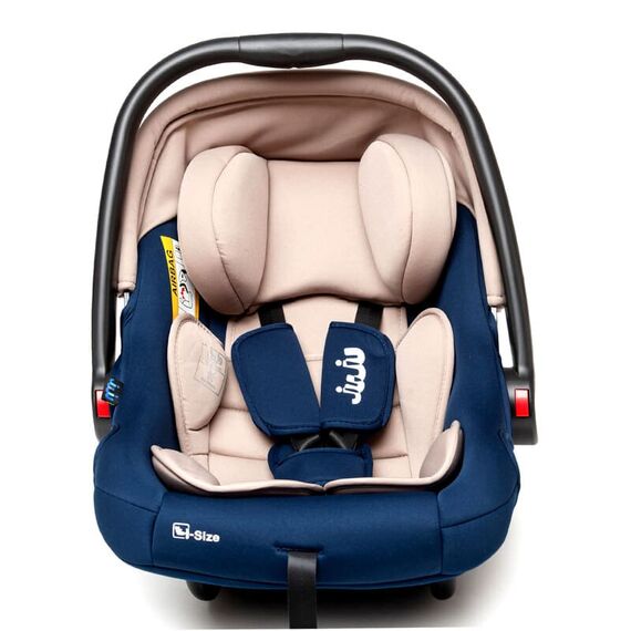 Cos Auto Juju Baby Boo i-Size, Bej-Bleumarin, Culoare: Bej, Grupa: 0-13kg (0 luni - 12 luni) - poza 2 - ExclusivMAG.ro