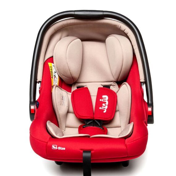 Cos Auto Juju Baby Boo i-Size, Bej-Bordo, Culoare: Crem, Grupa: 0-13kg (0 luni - 12 luni) - poza 2 - ExclusivMAG.ro