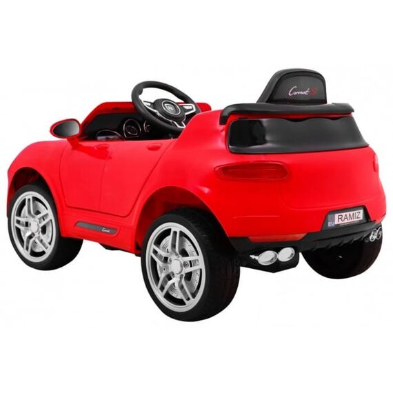 Masinuta electrica cu telecomanda TURBO-S, putere 60W - Rosu, Culoare: Rosu, Capacitate acumulator: 6V - poza 5 - ExclusivMAG.ro